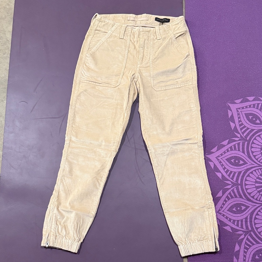 Banana Republic Tan Corduroy Trousers